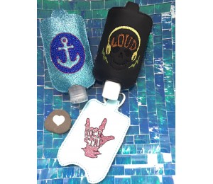 Stickserie ITH - Handgel Tasche Vol. 2 mit 22 Motiven in 5 Varianten plus blanko